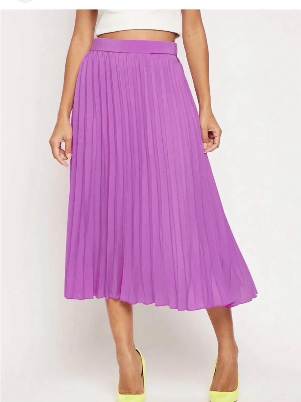 Laundry By Shelli Segal lavender pleated